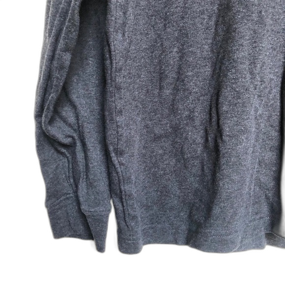 Talbots Grey Mock Neck Top Size Large - Picture 8 of 11